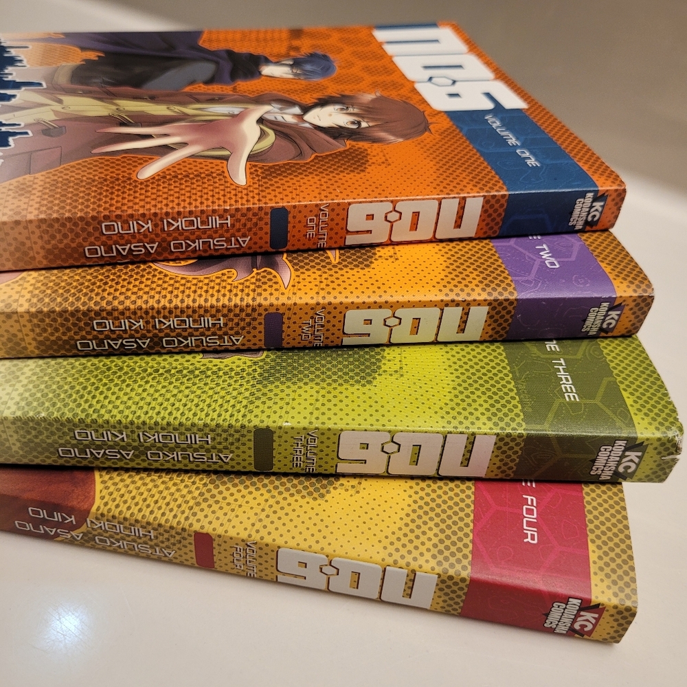 NO.6 Volumes 1 Through 4 Manga Series By Atsuko Asano and Hinoki Kino paperback